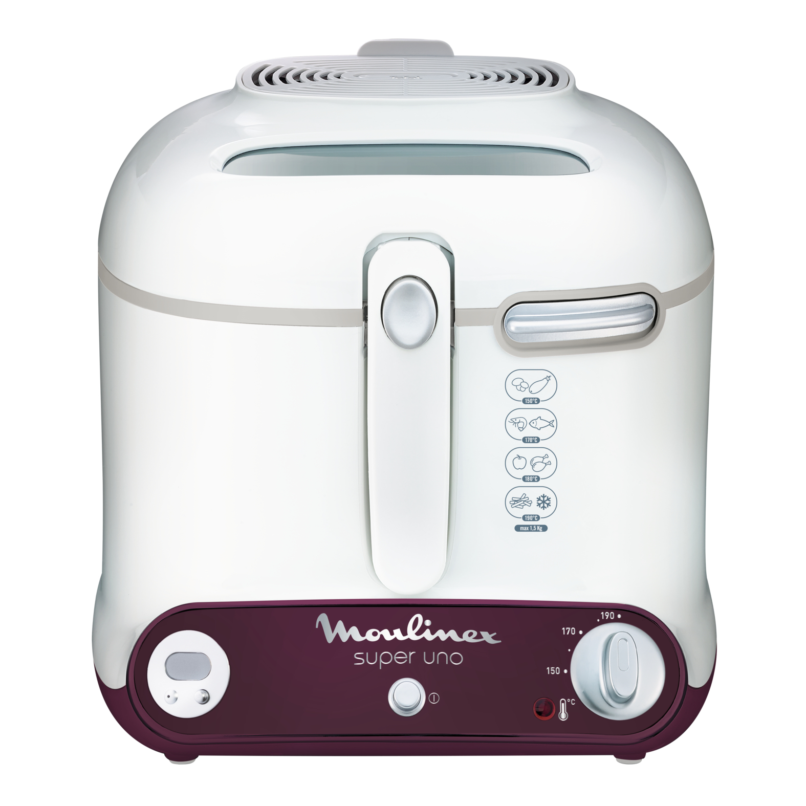 Moulinex AM3031 Single Stand-alone Deep fryer White, Purple – image 2