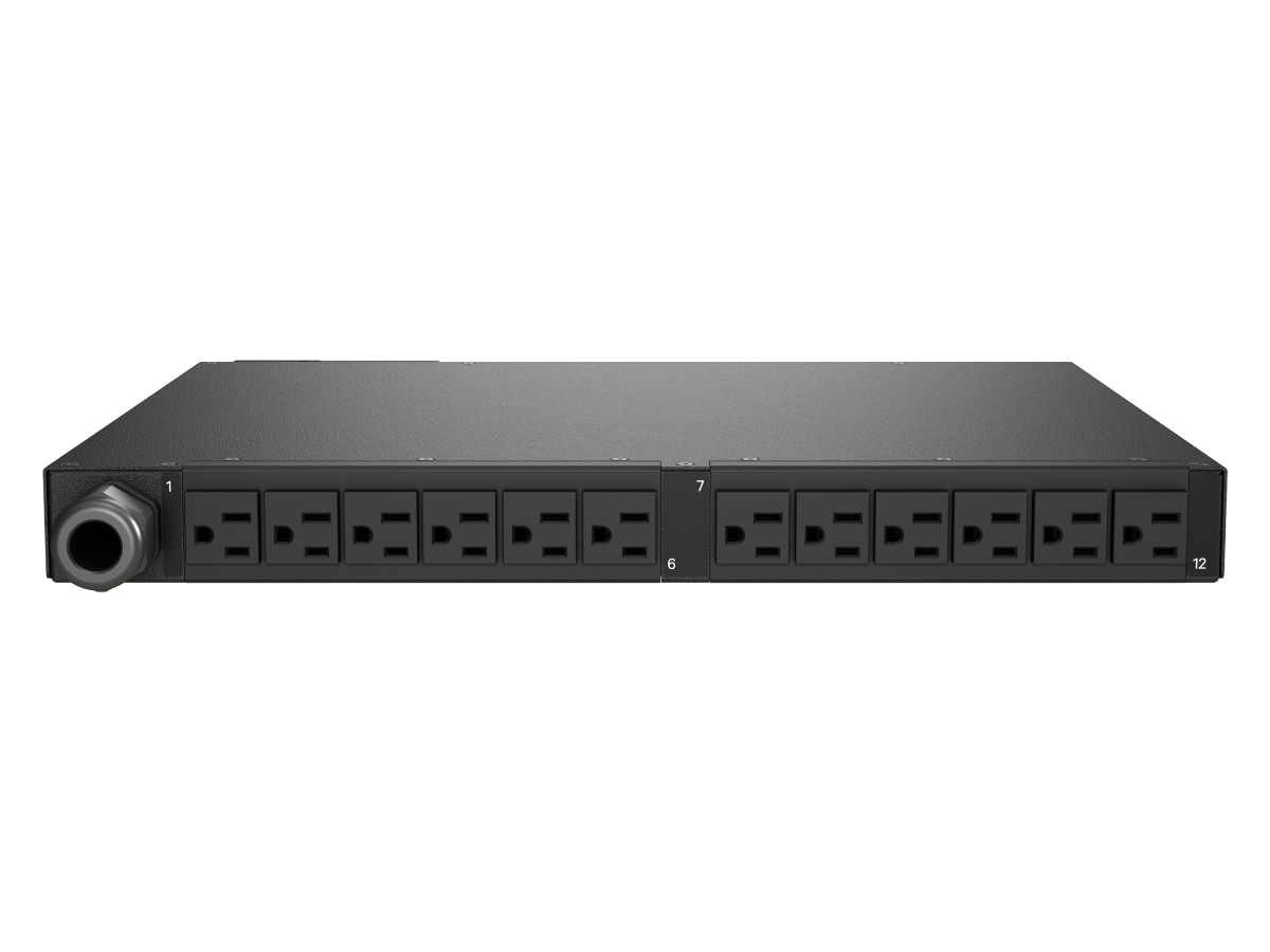 Vertiv Geist NR30201 power distribution unit (PDU) 12 AC outlet(s) 1U Black – image 2