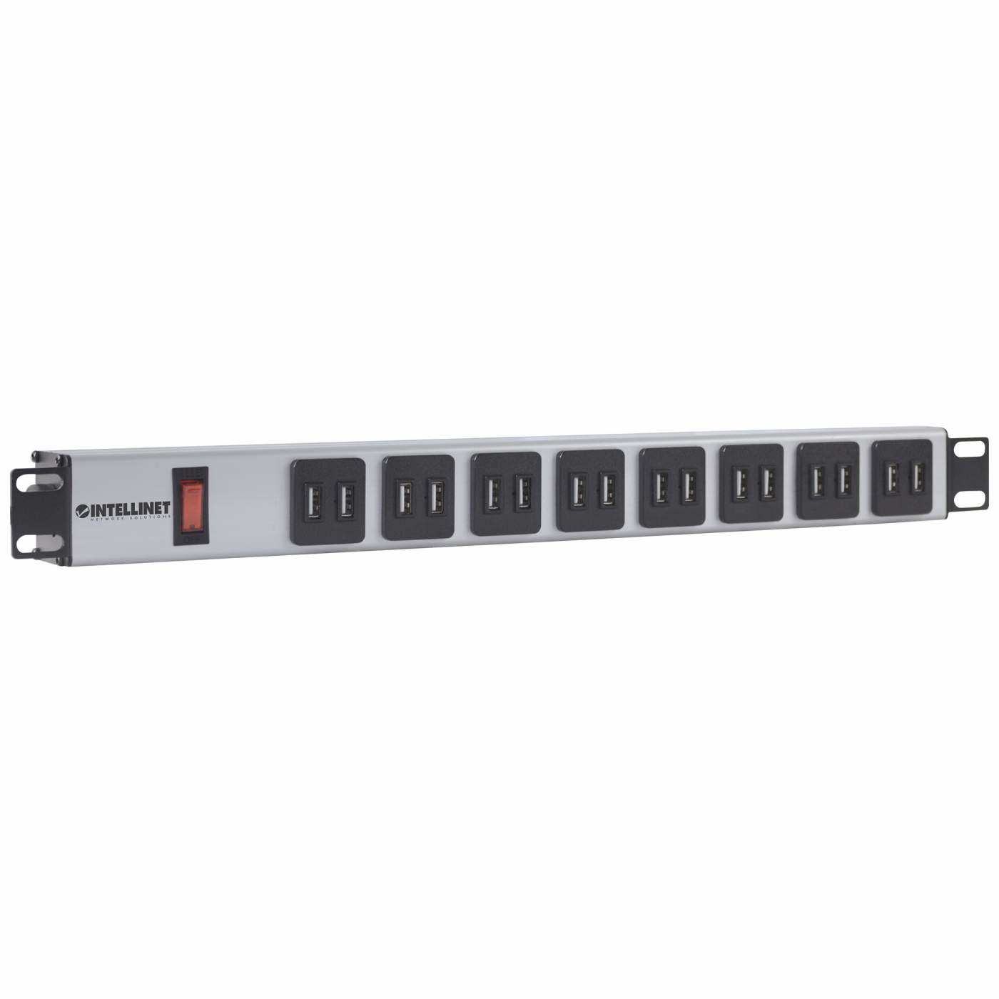 Intellinet 164603 power distribution unit (PDU) 1U Black, Grey – image 2