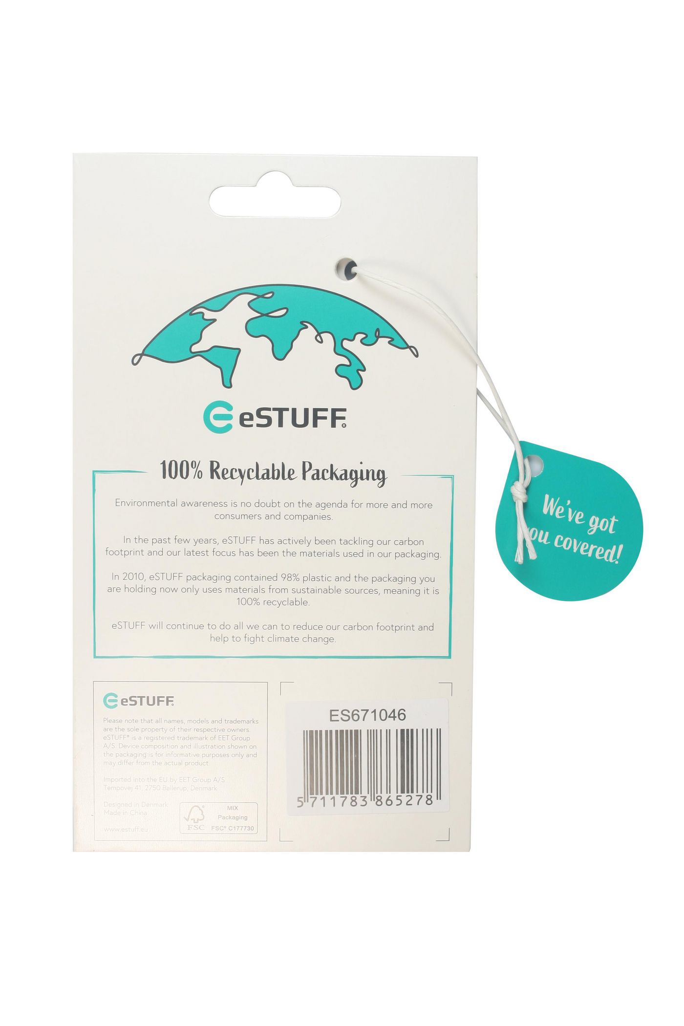 eSTUFF ES671046 mobile phone case Cover Black – image 3