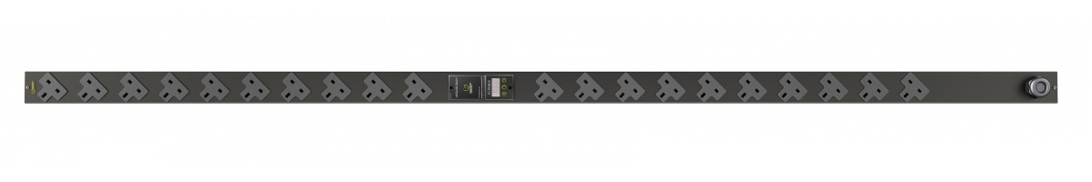 Vertiv MG01D4W0-20UKR3-3PS6B2A10-S power distribution unit (PDU) 20 AC outlet(s) 0U Black