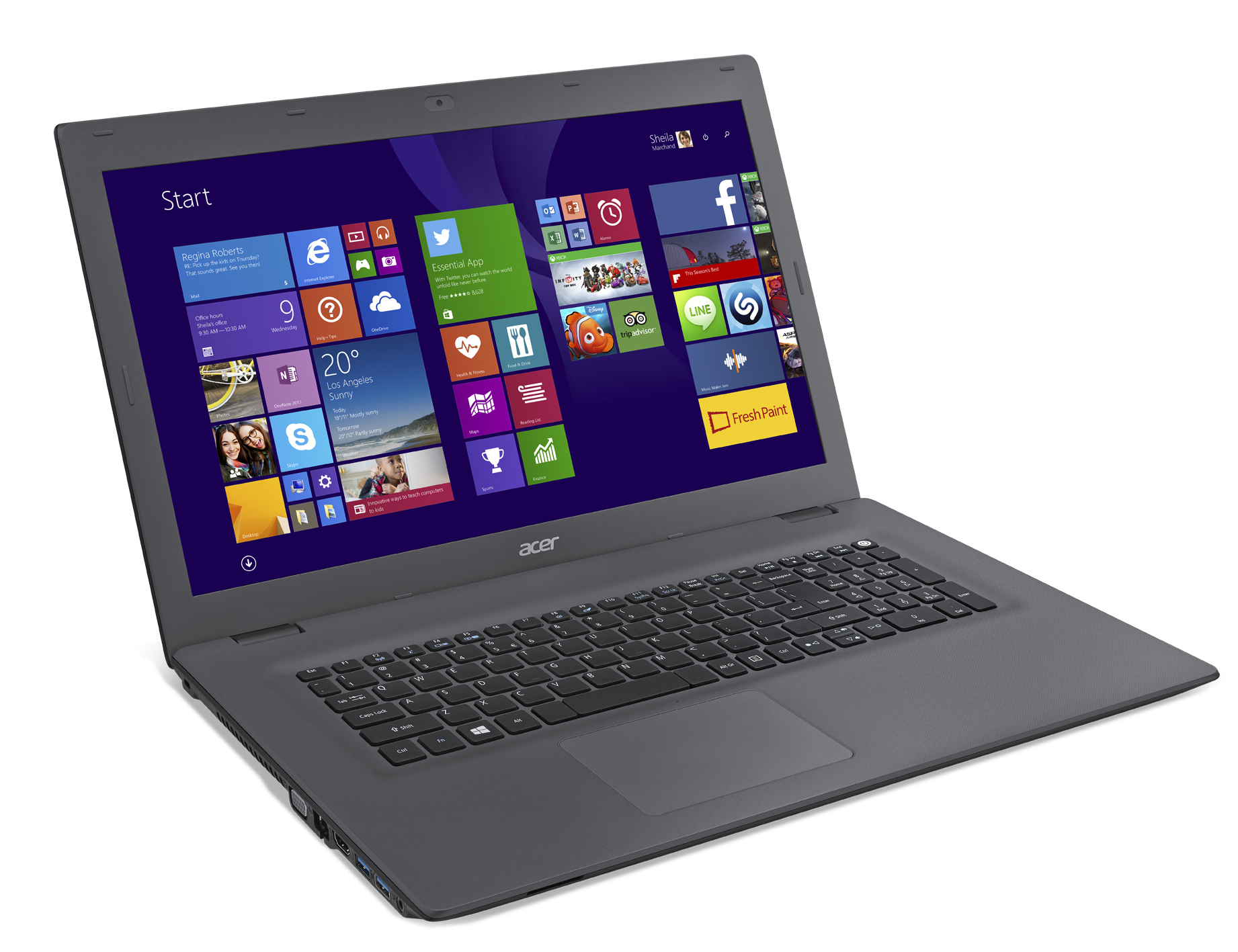 Acer Aspire E E5-772-35C6 Intel® Core™ i3 i3-5005U Laptop – image 2