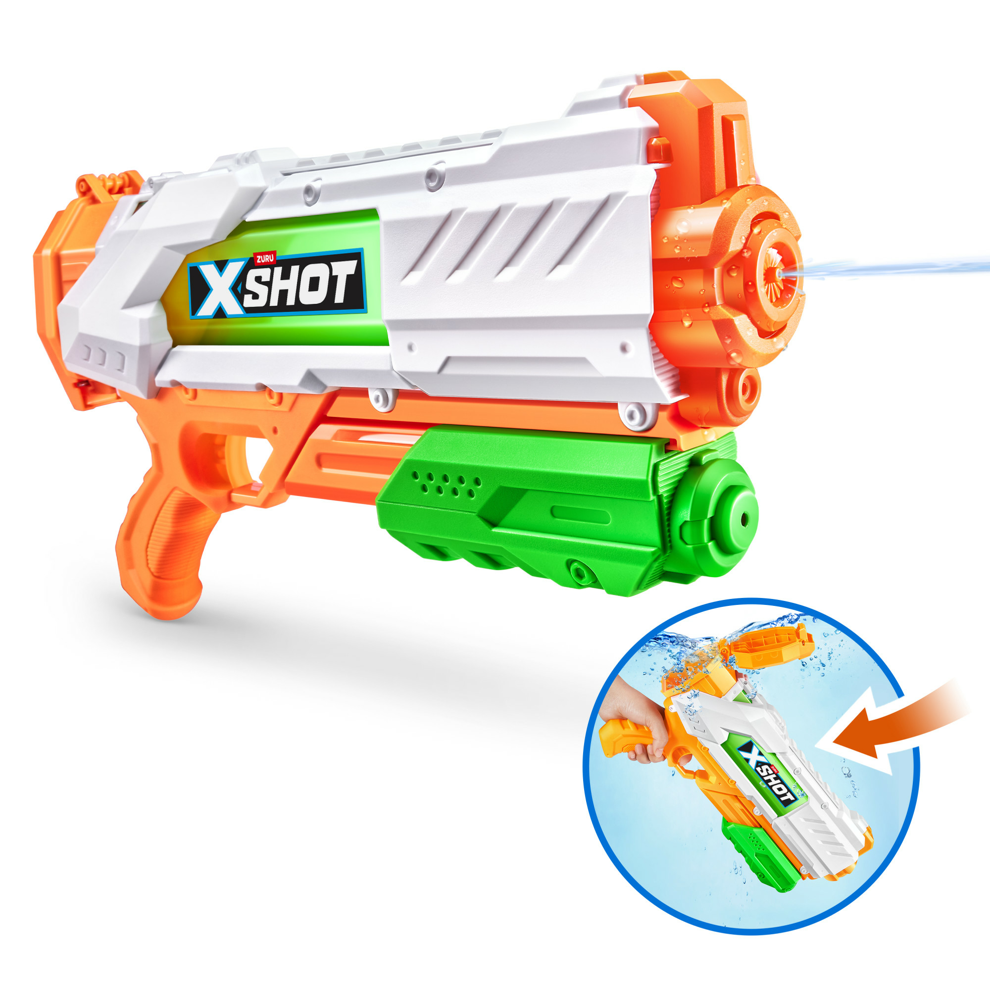 عکس XSHOT تفنگ آبپاش / بادکنک آبی 700 میلی‌لیتر