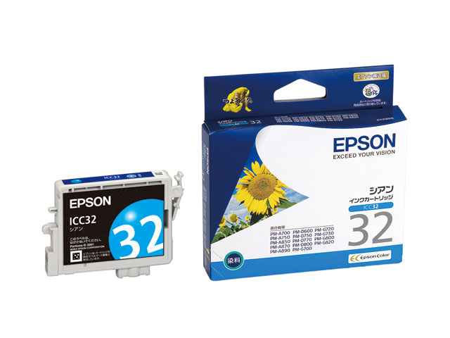 Epson ICC32 ink cartridge Original Cyan