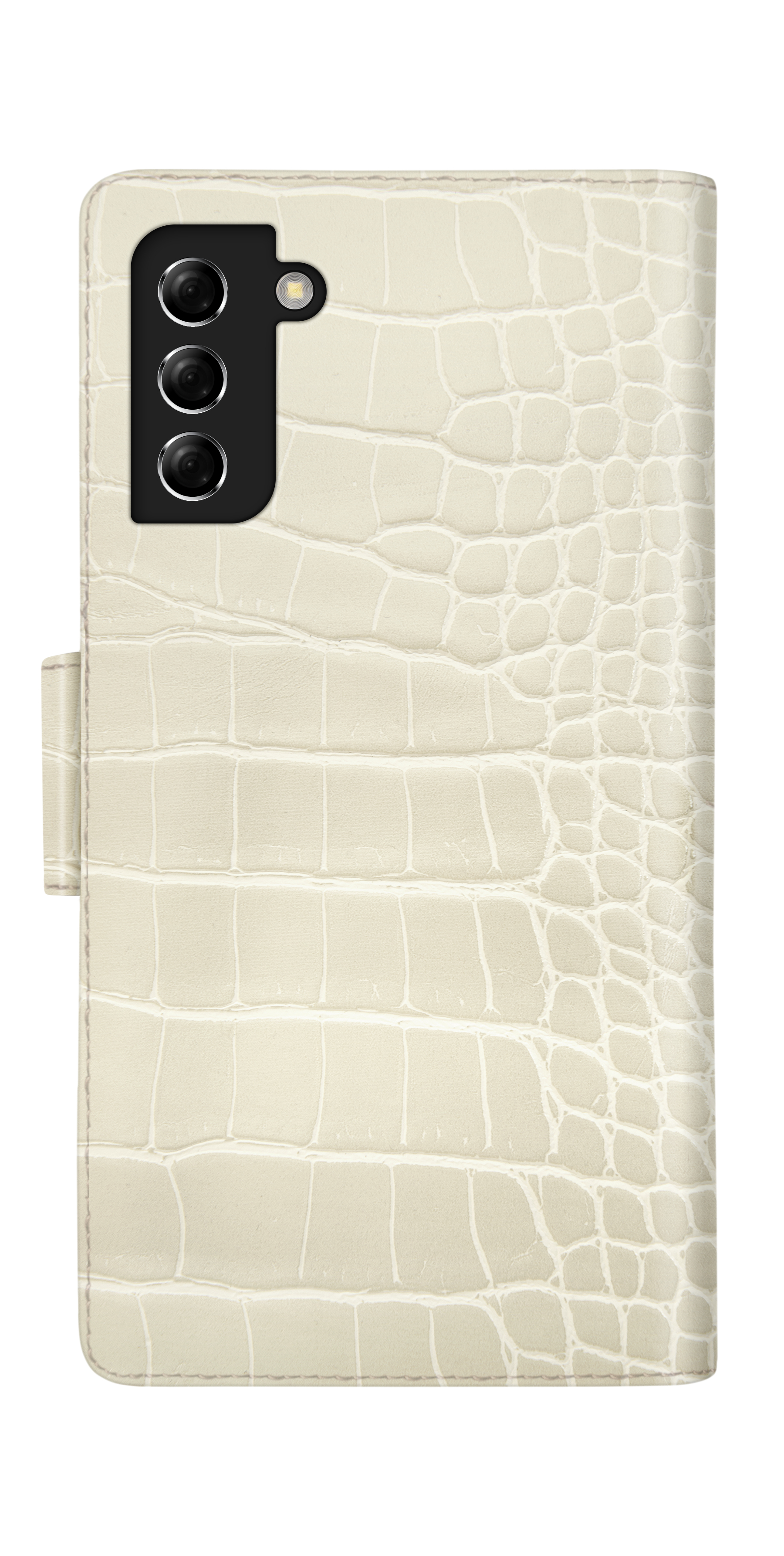 iDeal of Sweden Cora Phone Wallet Galaxy S21 Beige Croco – image 1