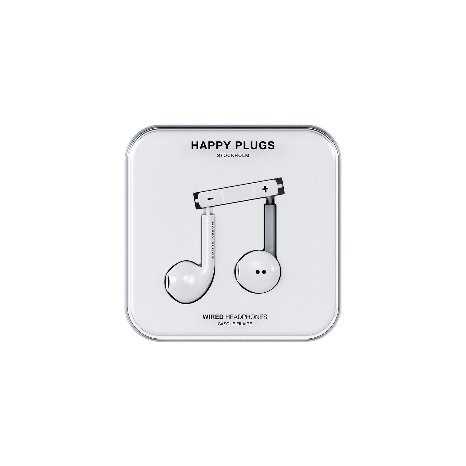 Happy Plugs Headphone In-Ear USB-C Wired White – image 2