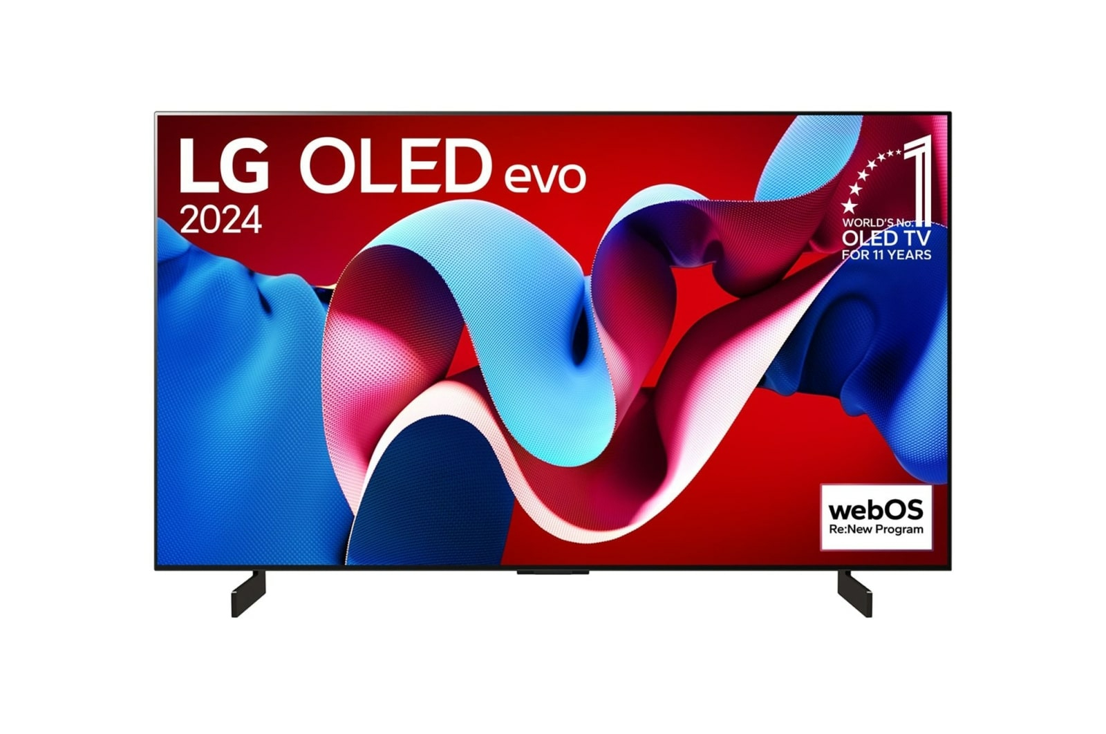 LG OLED42C47LA OLED evo TV (Flat, 42 Zoll / 106 cm, 4K, SMART TV, webOS 24 mit ThinQ)