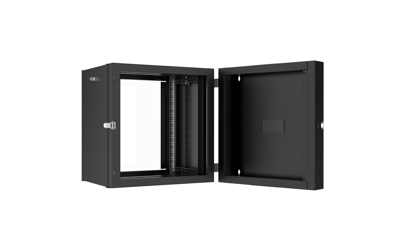 Lanview RWP12U45BL-D rack cabinet 12U Wall mounted rack Black – image 2