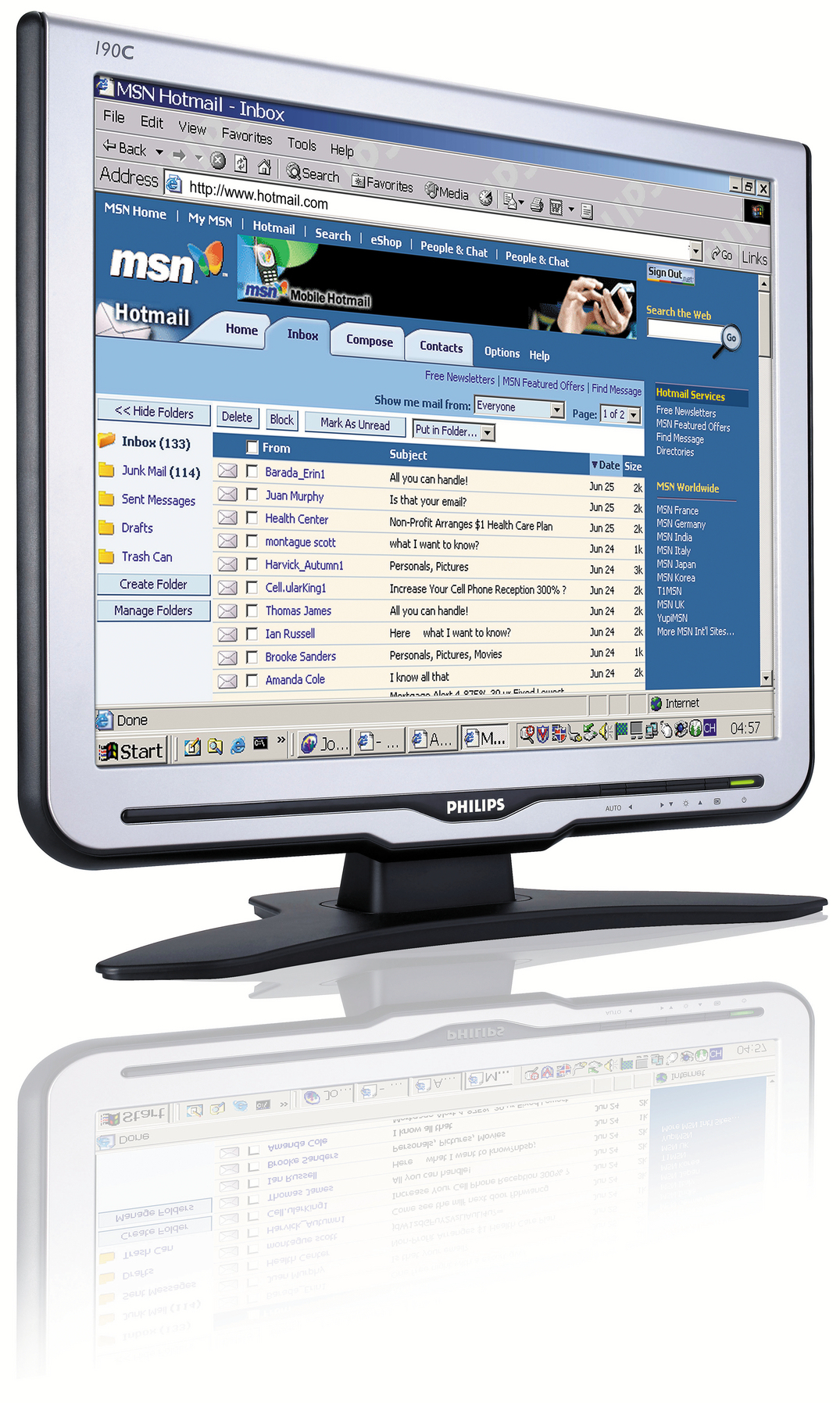 Philips 190C7FS 19" SXGA LCD monitor