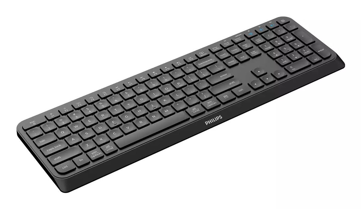 Philips 4000 series SPK6407B/33 keyboard Universal RF Wireless + Bluetooth QWERTY English Black – image 3