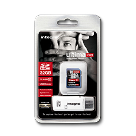 Integral 32GB UltimaPro SDHC + Card Reader – image 2