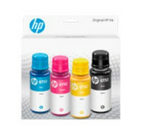 9F3N4AL HP GT53/CT52 BOTELLA DE TINTA ORIGINAL COMBO 4 PACK 9F3N4AL