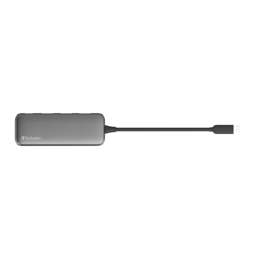 Verbatim 66603 interface hub USB 3.2 Gen 1 (3.1 Gen 1) Type-C 5000 Mbit/s Grey – image 4