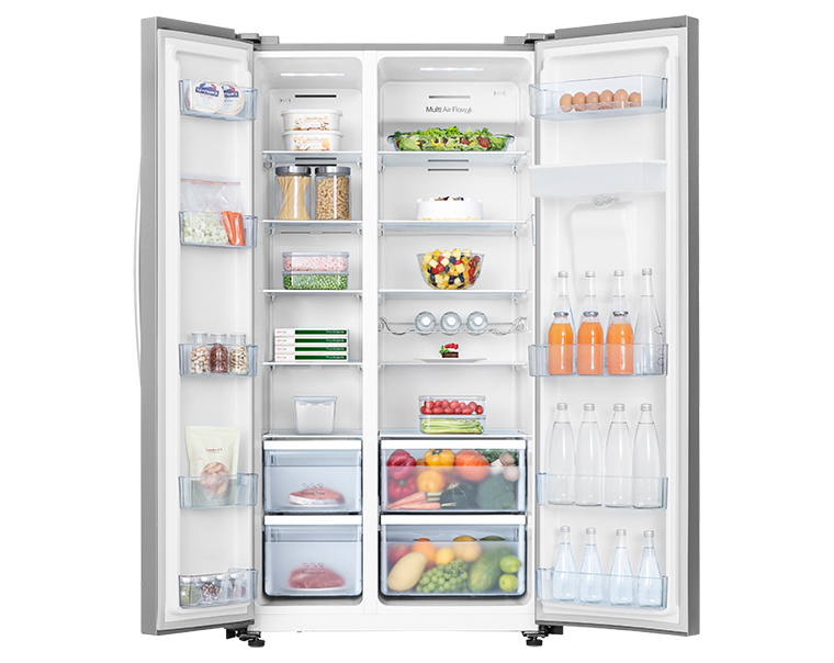 Hisense RS741N4WC11 side-by-side refrigerator Freestanding – image 4