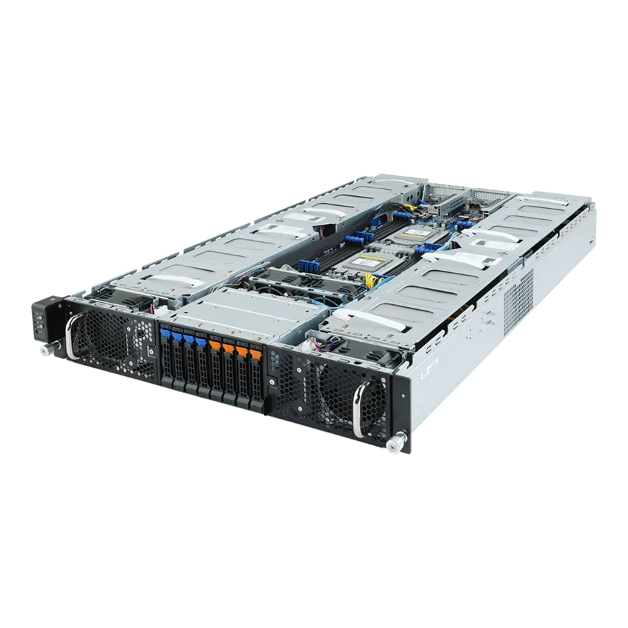 Gigabyte AMD BAREBONE G292-Z40 2U 2XCPU 16XDIMM 8XHDD 8XPCIE 2X2200W 80+