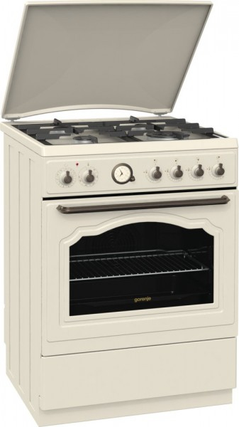 Gorenje K67CLI cooker Freestanding cooker Electric Gas Ivory