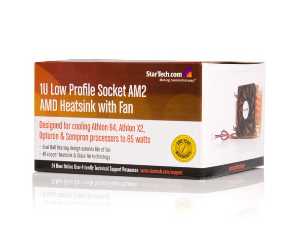 StarTech.com 1U Low Profile Socket AM2 AMD Heatsink/Fan – image 3