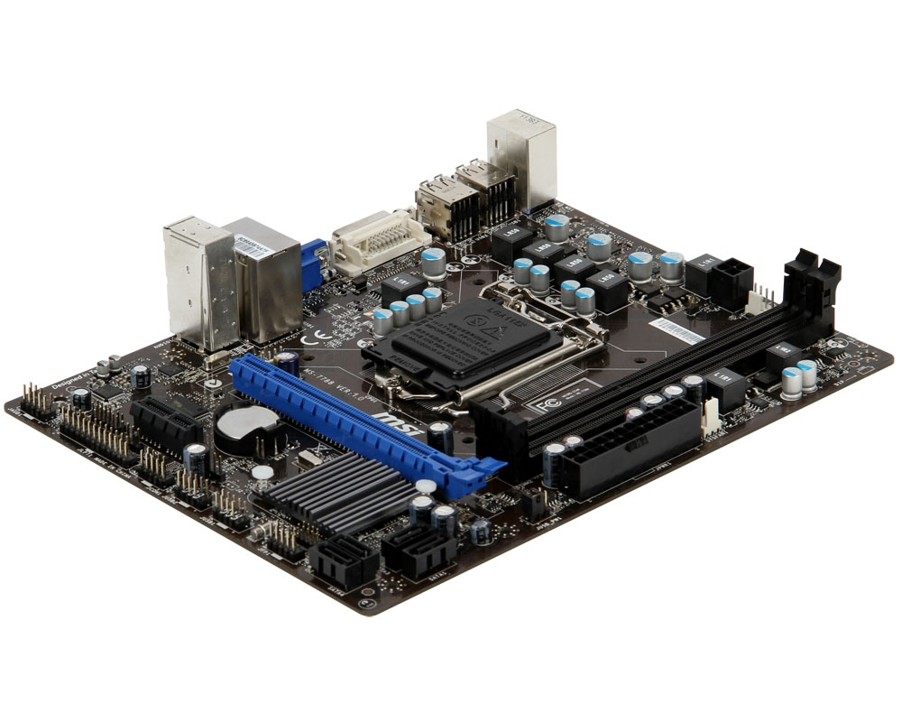 MSI H61M-P20/W8 motherboard Intel® H61 LGA 1155 (Socket H2) micro ATX – image 3