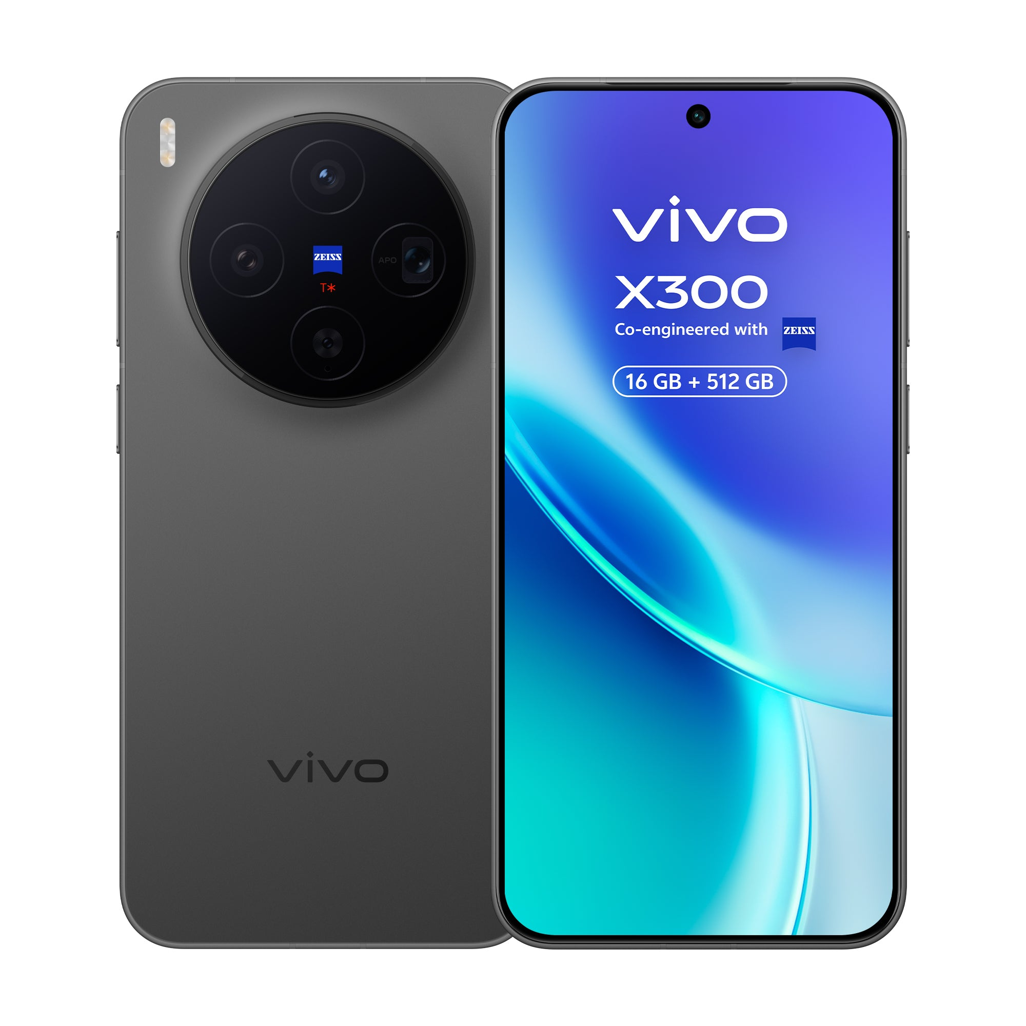 vivo X300 16 cm (6.31") Dual SIM Android 16.0 5G USB Type-C 16 GB 512 GB 5360 mAh Black