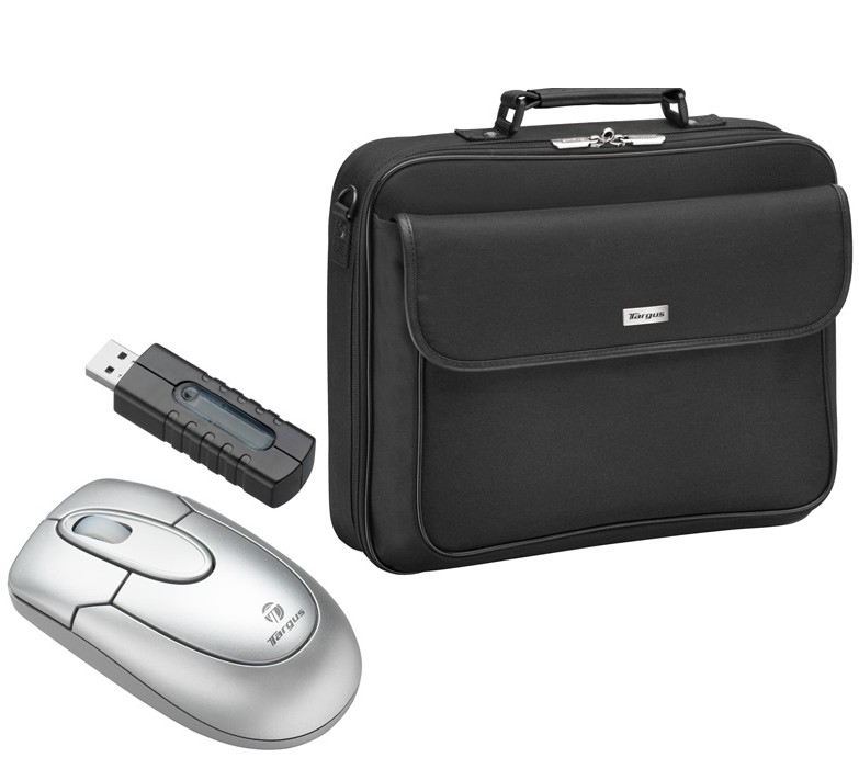 Targus X-mas Bundle: 15.4" Notebook Case + Wireless Optical Mouse
