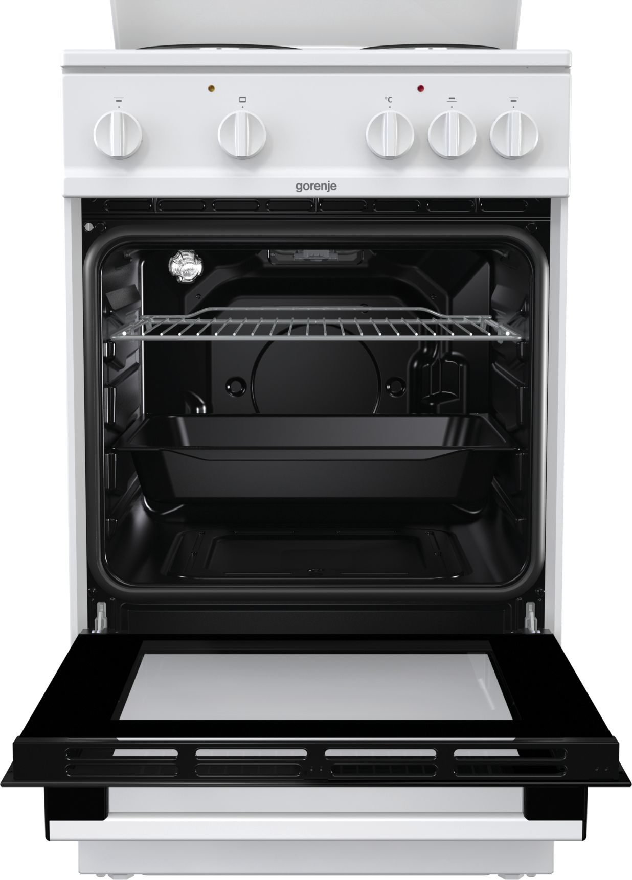 Gorenje E5110WL Freestanding cooker Electric Sealed plate Black, White – image 3
