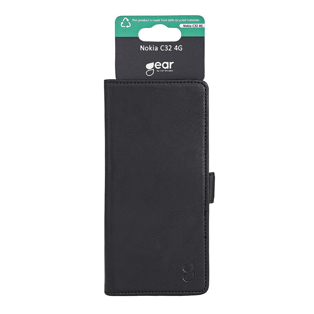 Gear Wallet Case 3 Card Slots Black - Nokia C32 – image 2