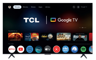 Téléviseur QLED TCL 65C61K 65 pouces 4K UHD Smart TV HDR Compatible — photo 1