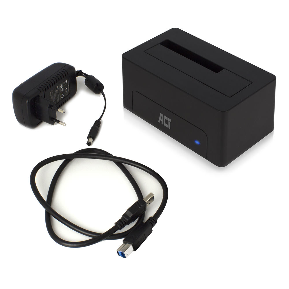 ACT 2.5"/3.5" SATA HDD/SSD docking station, USB 3.2 Gen1 – image 4