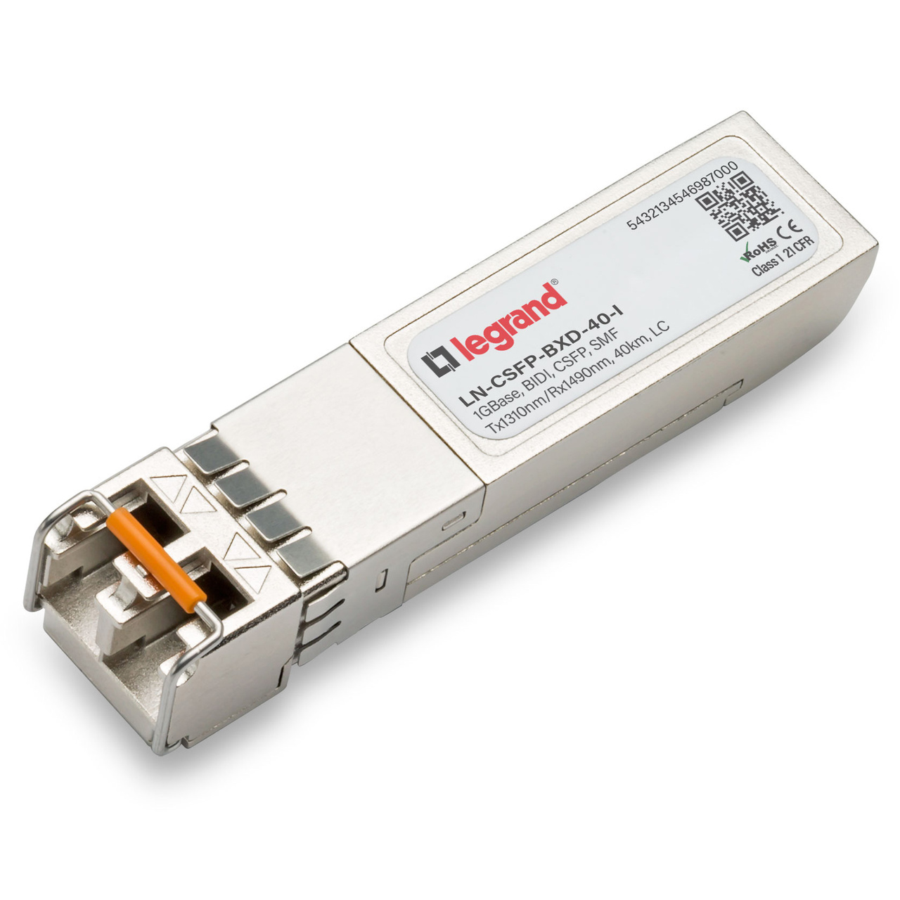 Legrand LN-CSFP-BXD-40-I network transceiver module Fiber optic 1000 Mbit/s