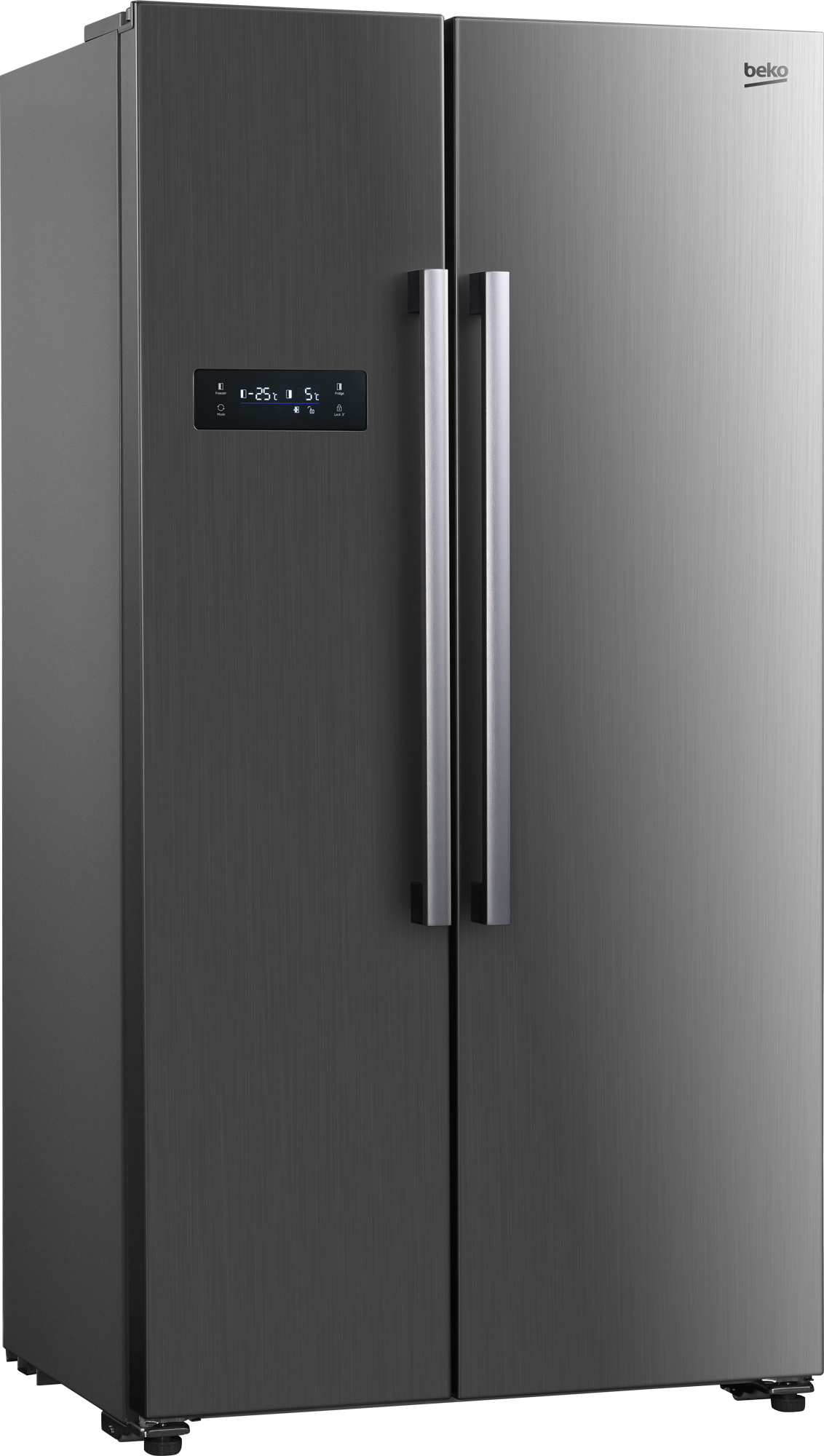 Beko GNO5231XP side-by-side refrigerator Freestanding – image 2