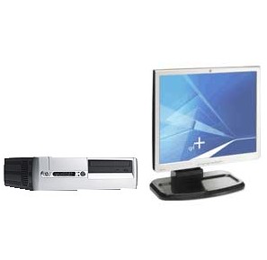 HP dx5150 SFF PC + 17" TFT Display