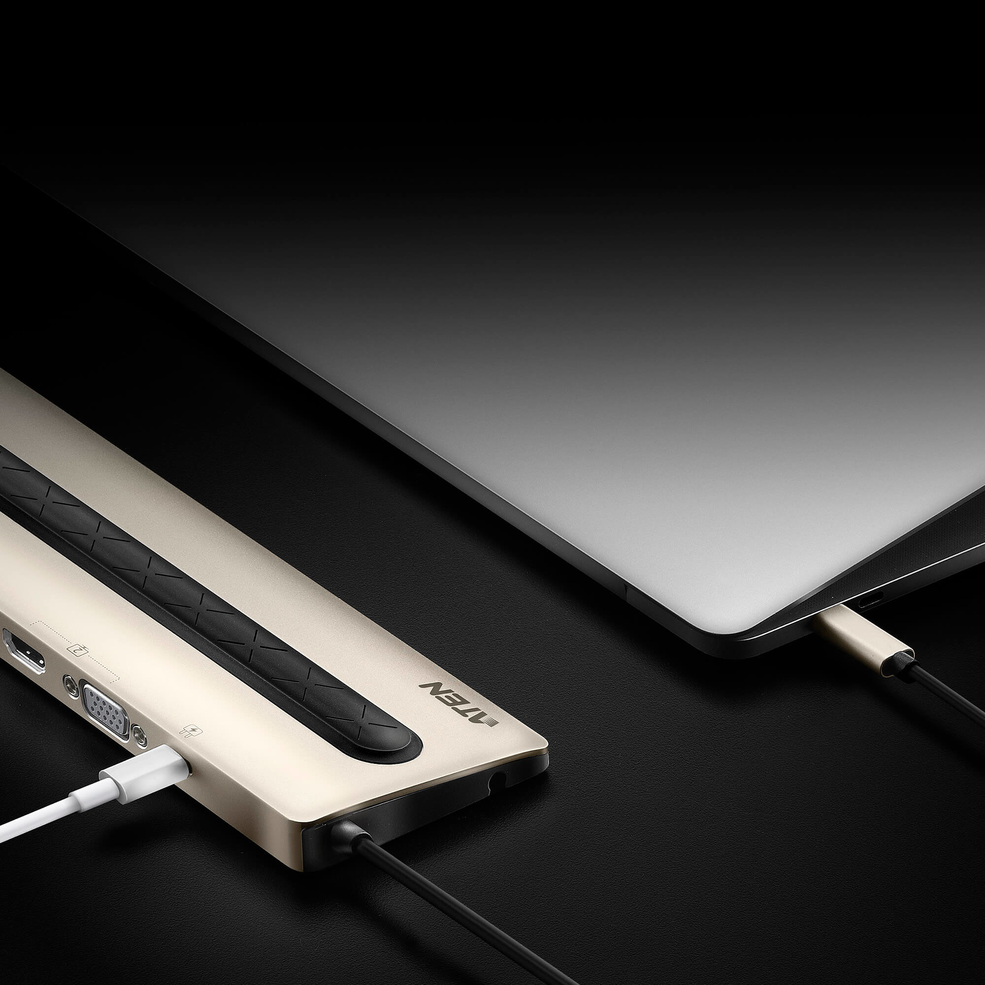 ATEN USB-C Multiport Dock with Power Pass-Through – image 8