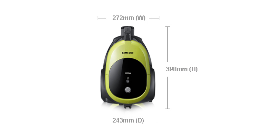 Samsung SC4472 1.3 L Cylinder vacuum 2000 W Bagless – image 5