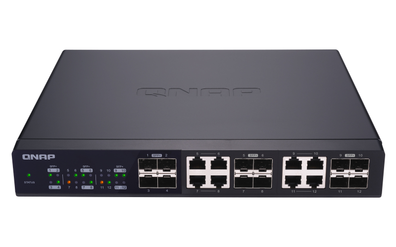 QNAP QSW-1208-8C network switch Unmanaged Black – image 6