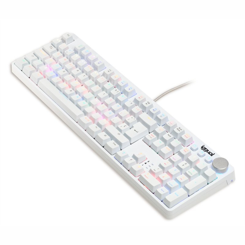 iggual IGG317976 keyboard Gaming USB QWERTY Spanish White – image 2