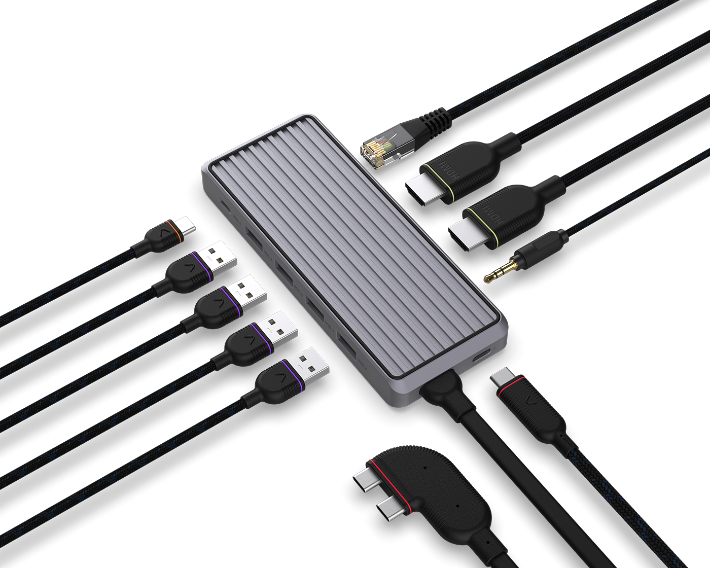 Unisynk 10 Port Dual Display USB-C Hub for Mac – image 3