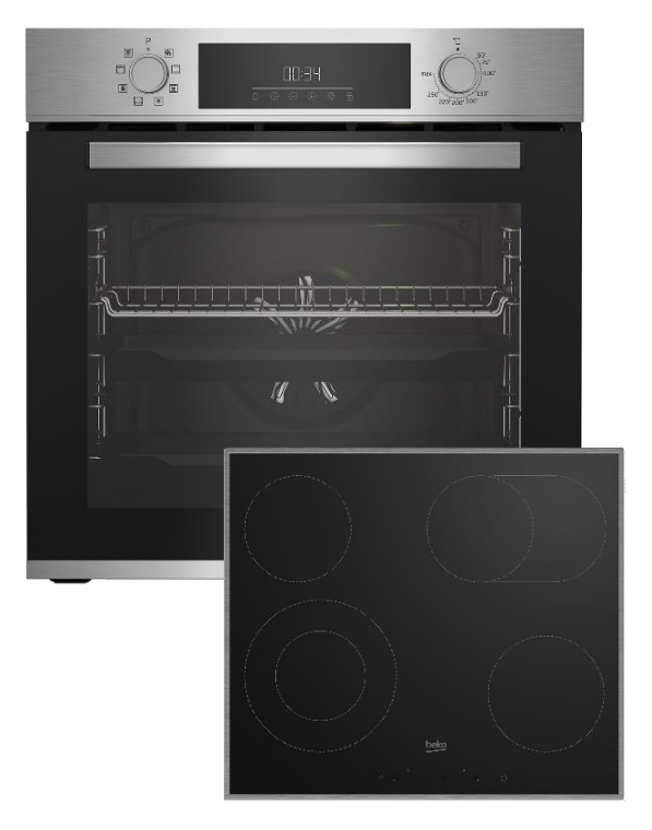 Beko BBSM12320X cooking appliance set Ceramic hob Electric