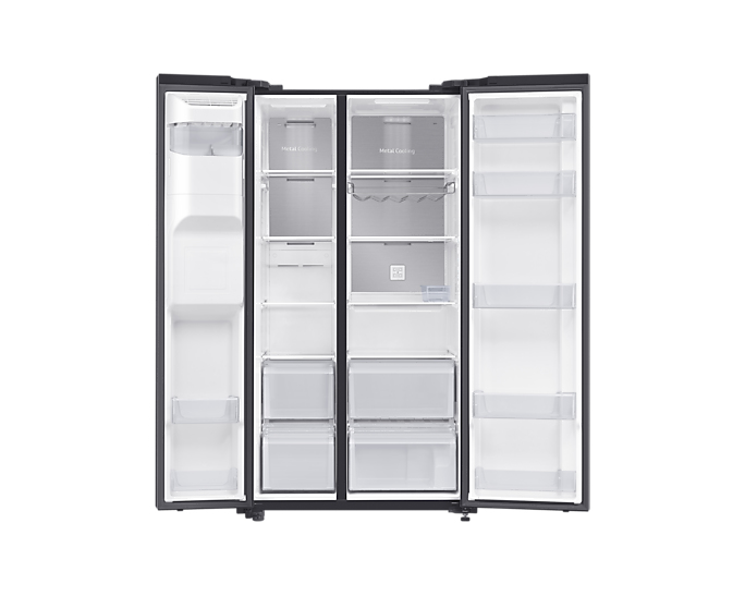 Samsung RS65R5441B4 side-by-side refrigerator Freestanding – image 4