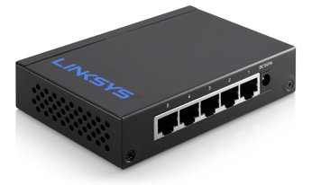 Linksys LGS105 network switch Gigabit Ethernet (10/100/1000) Black – image 4