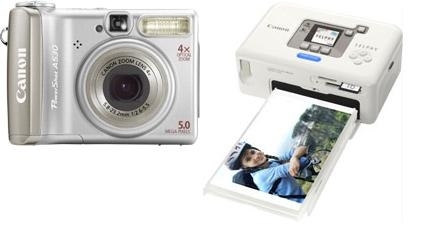 Canon PowerShot A530 + CP720