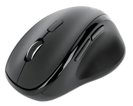 Manhattan Ergonomic Wireless Mouse, Right Handed, Adjustable 800/1200/1600dpi – image 1