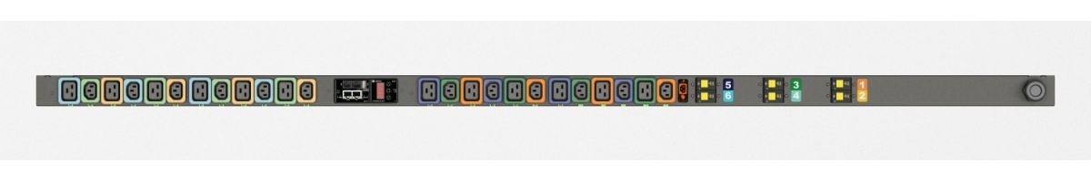 Vertiv Geist MNS3EGB1-24PBB3-3TL56A0A10-S-A power distribution unit (PDU) 24 AC outlet(s) 0U Black