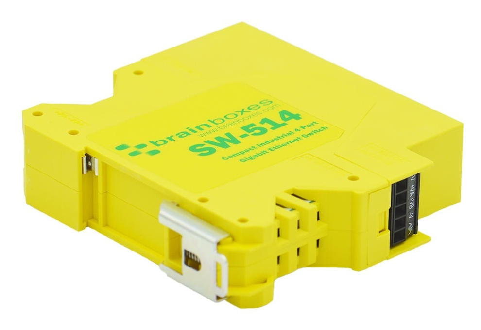 Brainboxes Compact Industrial 4 Port Gigabit Ethernet Switch – image 7