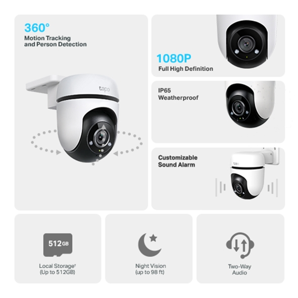 TP-Link Tapo Outdoor Pan/Tilt Security WiFi Camera – image 2