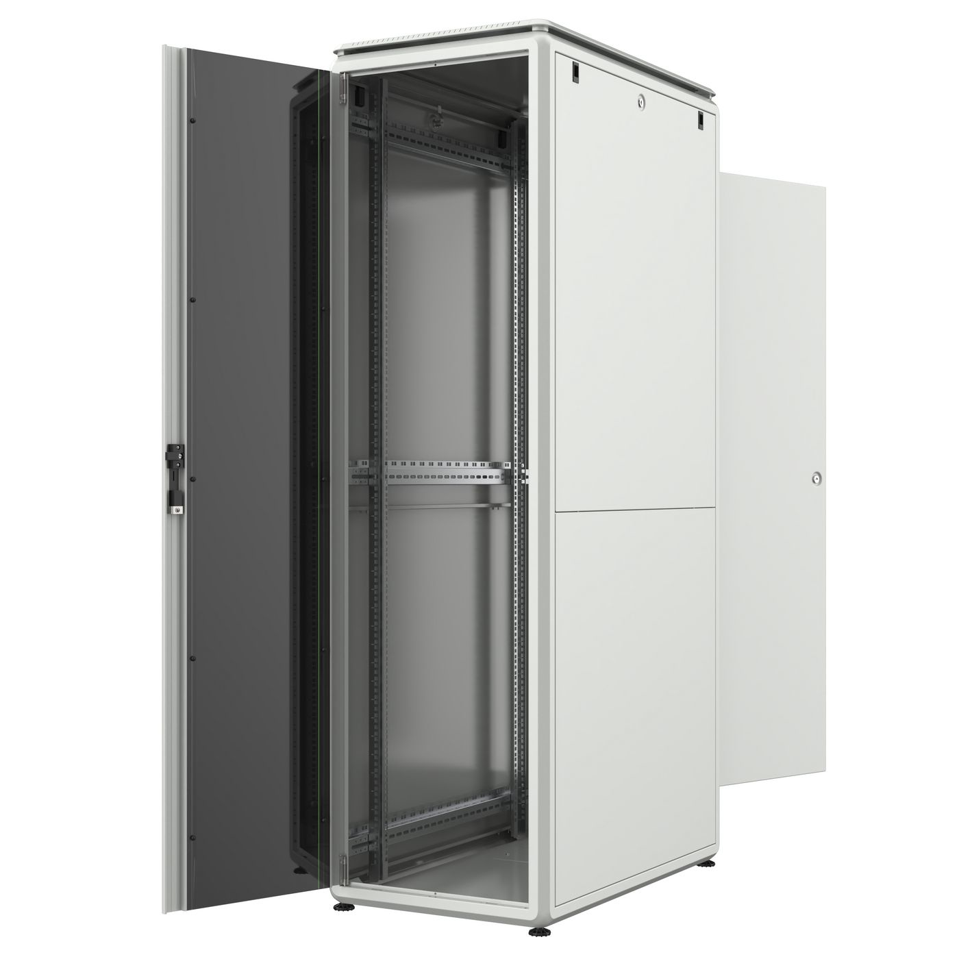 Lanview RDL42U61WH rack cabinet 42U Freestanding rack White – image 2