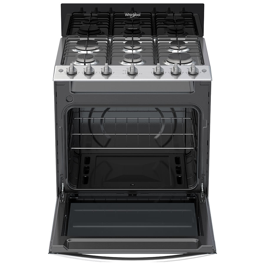 Whirlpool WFR3100B cooker Freestanding cooker Gas Black – image 2