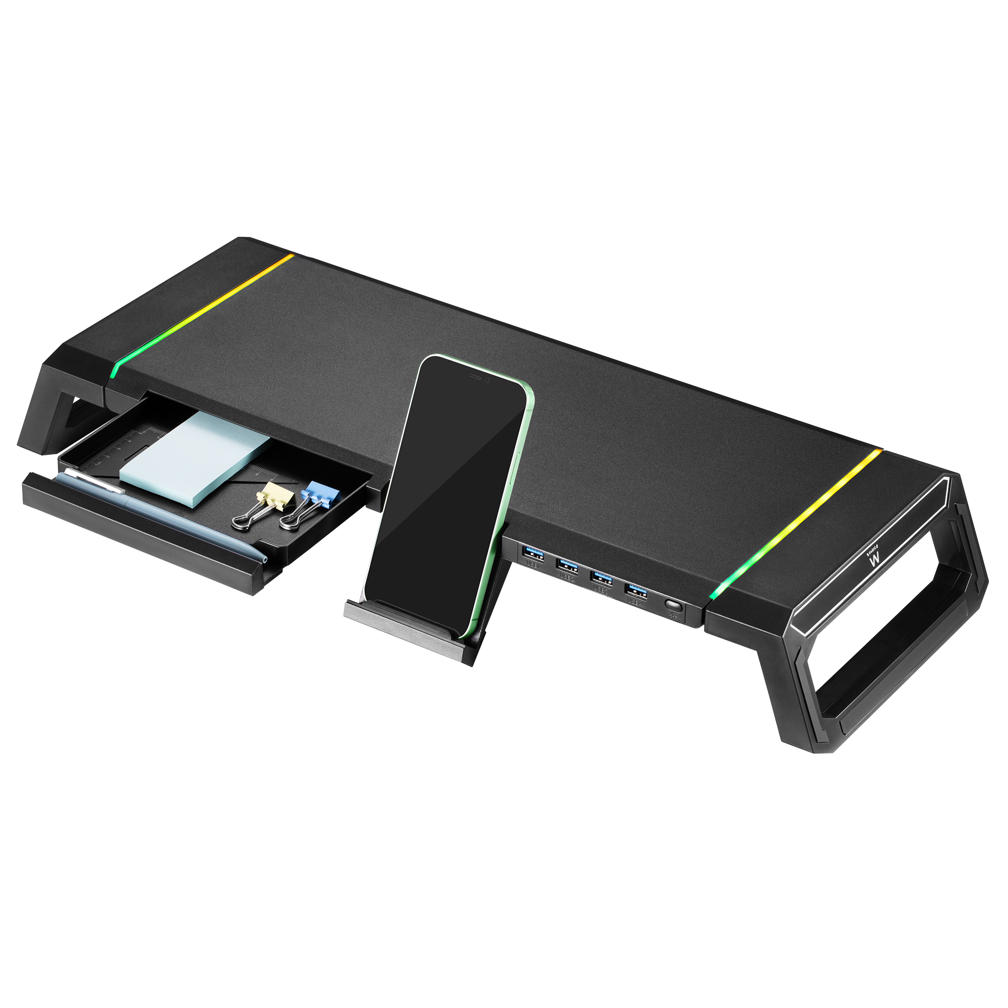 Ewent EW1268 soporte para monitor Escritorio Negro