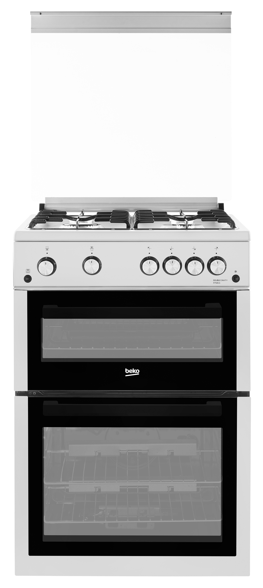 Beko XTG611S 60cm Freestanding Gas Twin Cavity Cooker