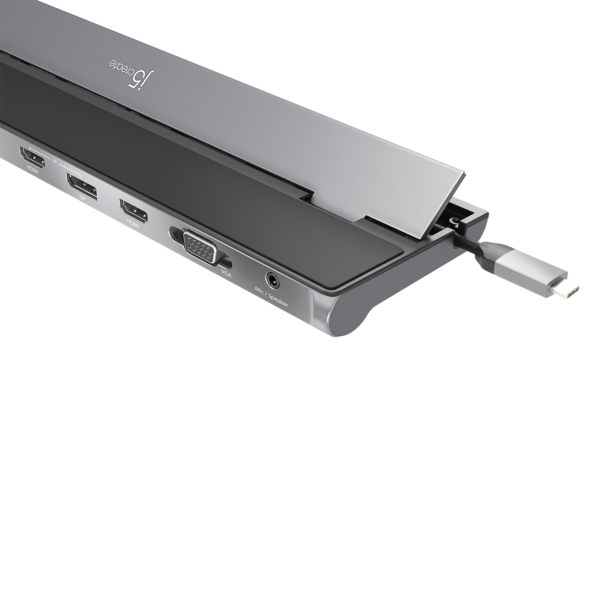 j5create JCD543 USB-C™ Triple Display Docking Station – image 6