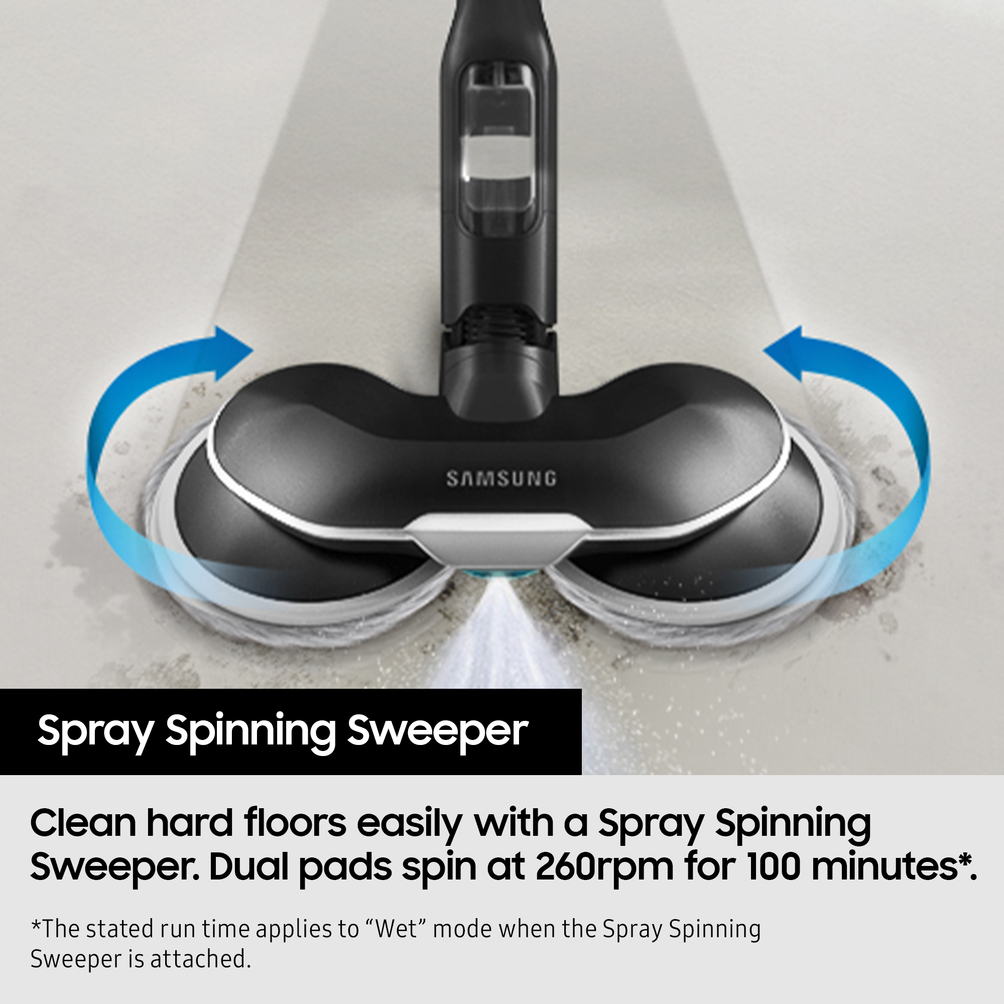 Samsung VS20B95973B/EU stick vacuum/electric broom Dry&wet HEPA Combi – image 9